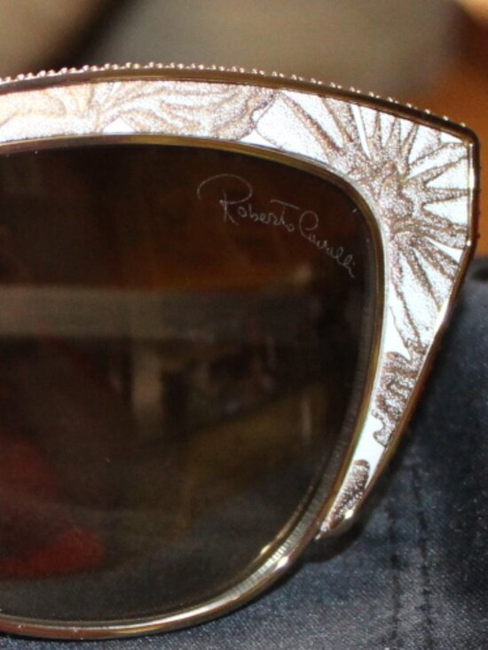 NWOT Roberto Cavalli cat eye laser cut frame 973 S Women\'s Sunglasses FABULOUS!! main image 12
